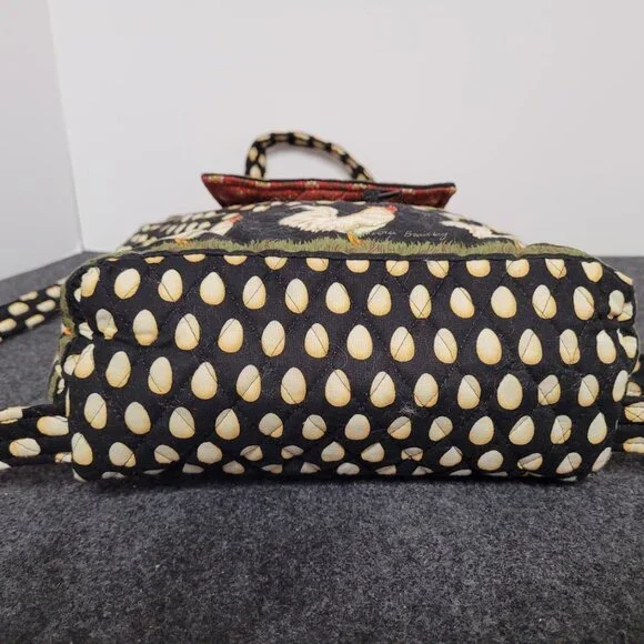 (Rare) Retired Vintage Vera Bradley Chanticleer Rooster Drawstring Backpack - Picture 8 of 13